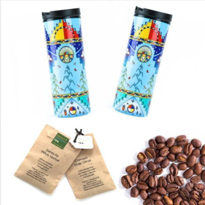 George Toya Pueblo Morning Duo Gift Basket-Indian Pueblo Store