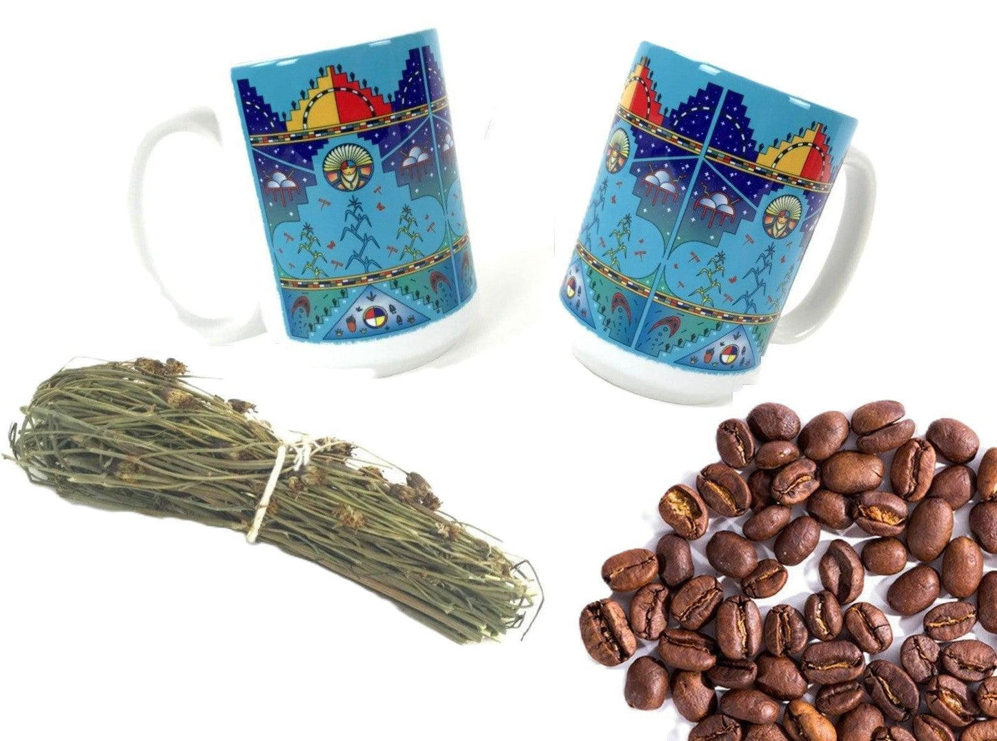 George Toya Pueblo Morning Duo Gift Basket-Indian Pueblo Store
