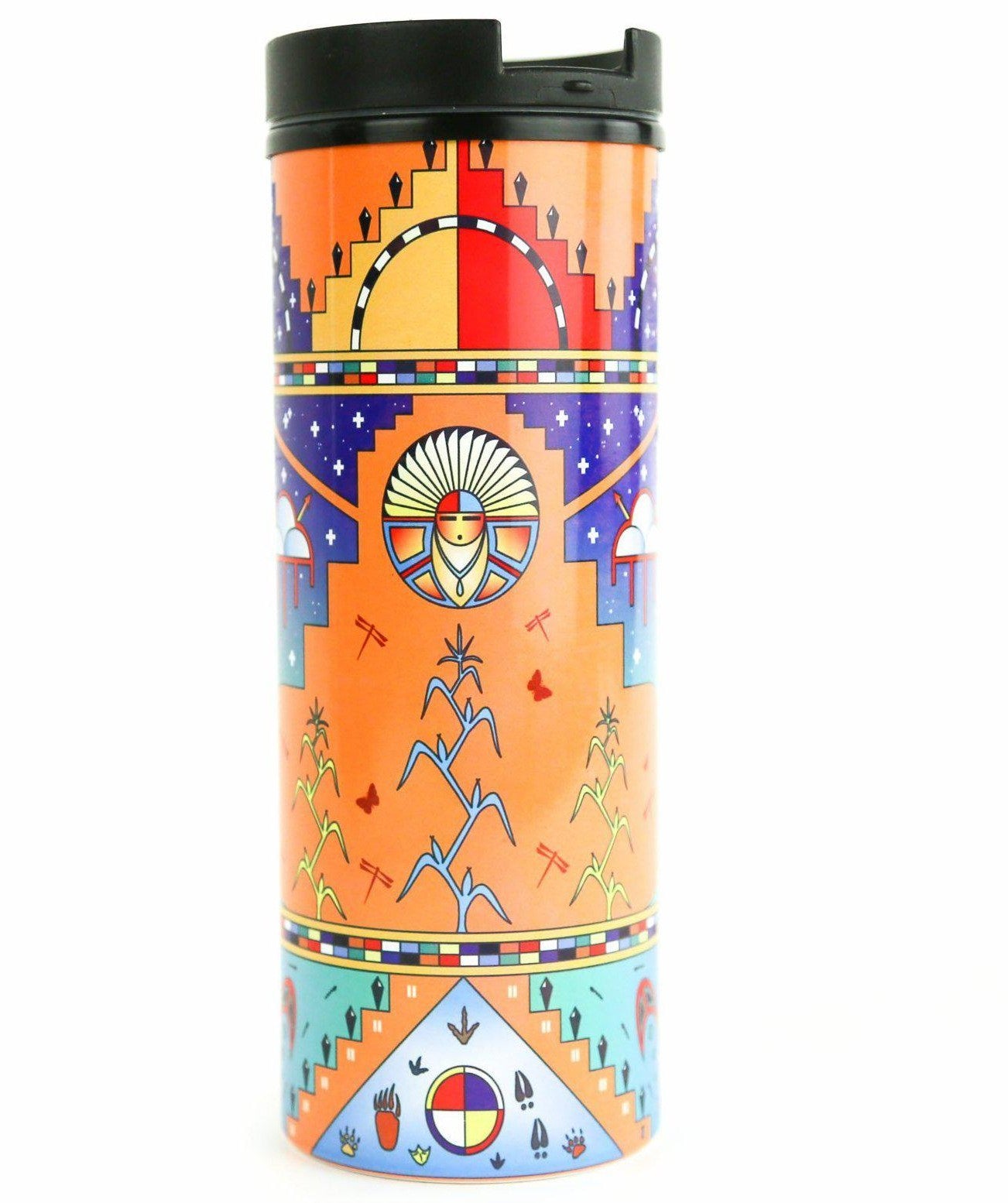 George Toya Pueblo Prayer Mugs-Indian Pueblo Store