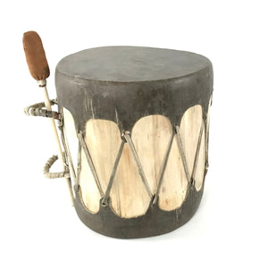Everett Fragua Traditional Log Drum-Indian Pueblo Store