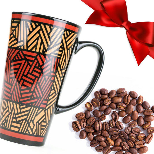 Hubert Candelario Pueblo Morning One Mug Gift Set-Indian Pueblo Store