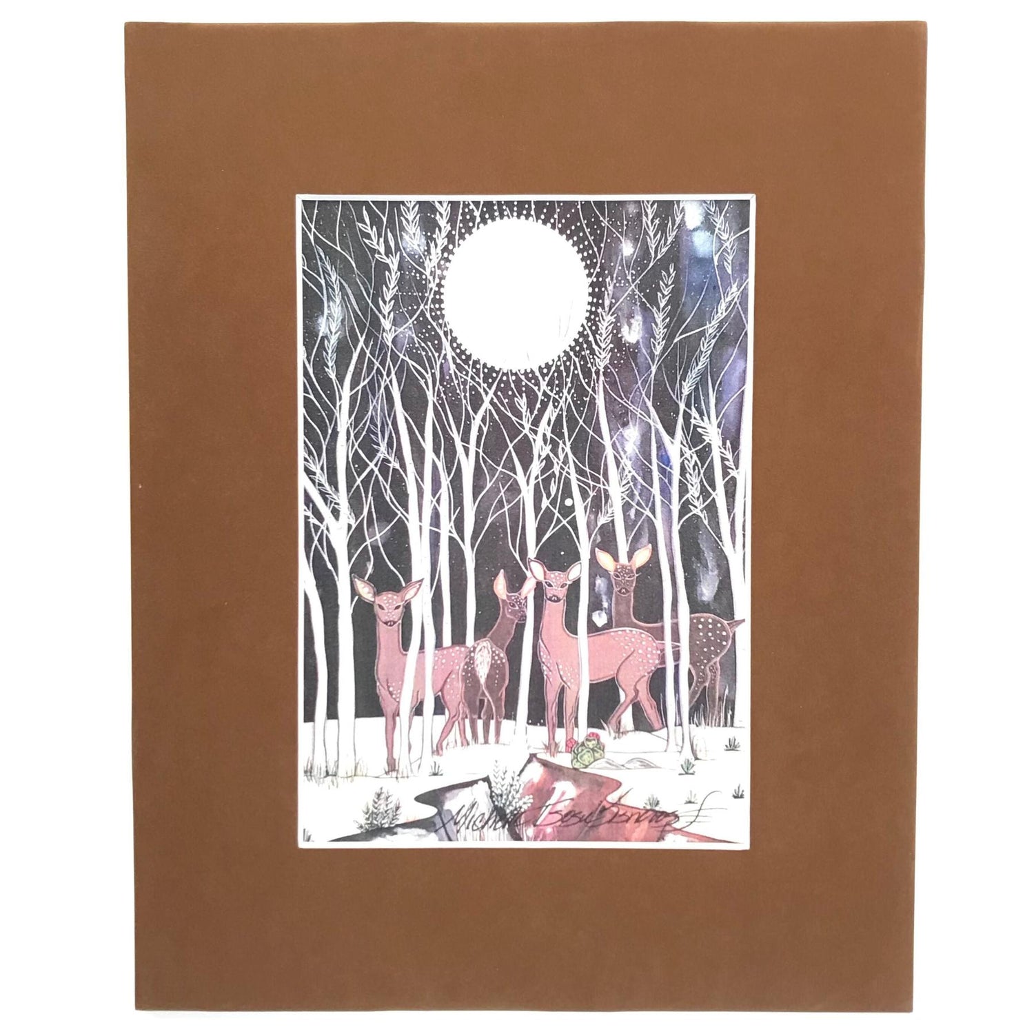 Michelle Tsosie Sisneros "Peaceful Sight" Print-Indian Pueblo Store