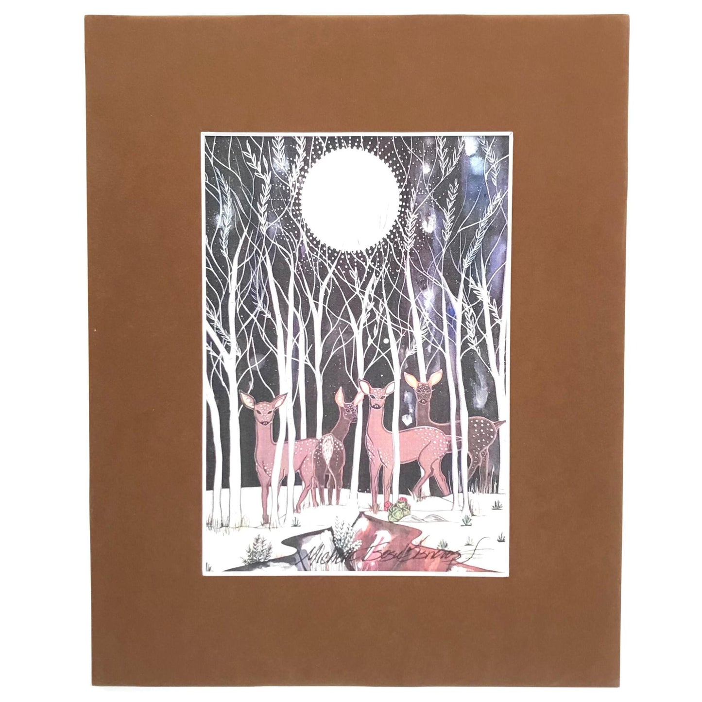 Michelle Tsosie Sisneros "Peaceful Sight" Print-Indian Pueblo Store