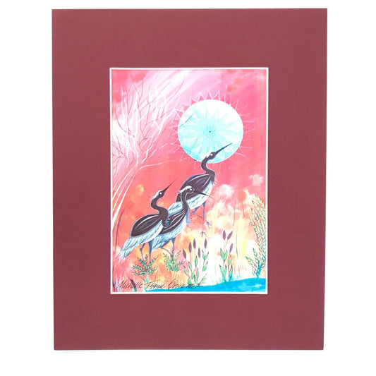 Michelle Tsosie Sisneros At Rivers Edge Print-Indian Pueblo Store