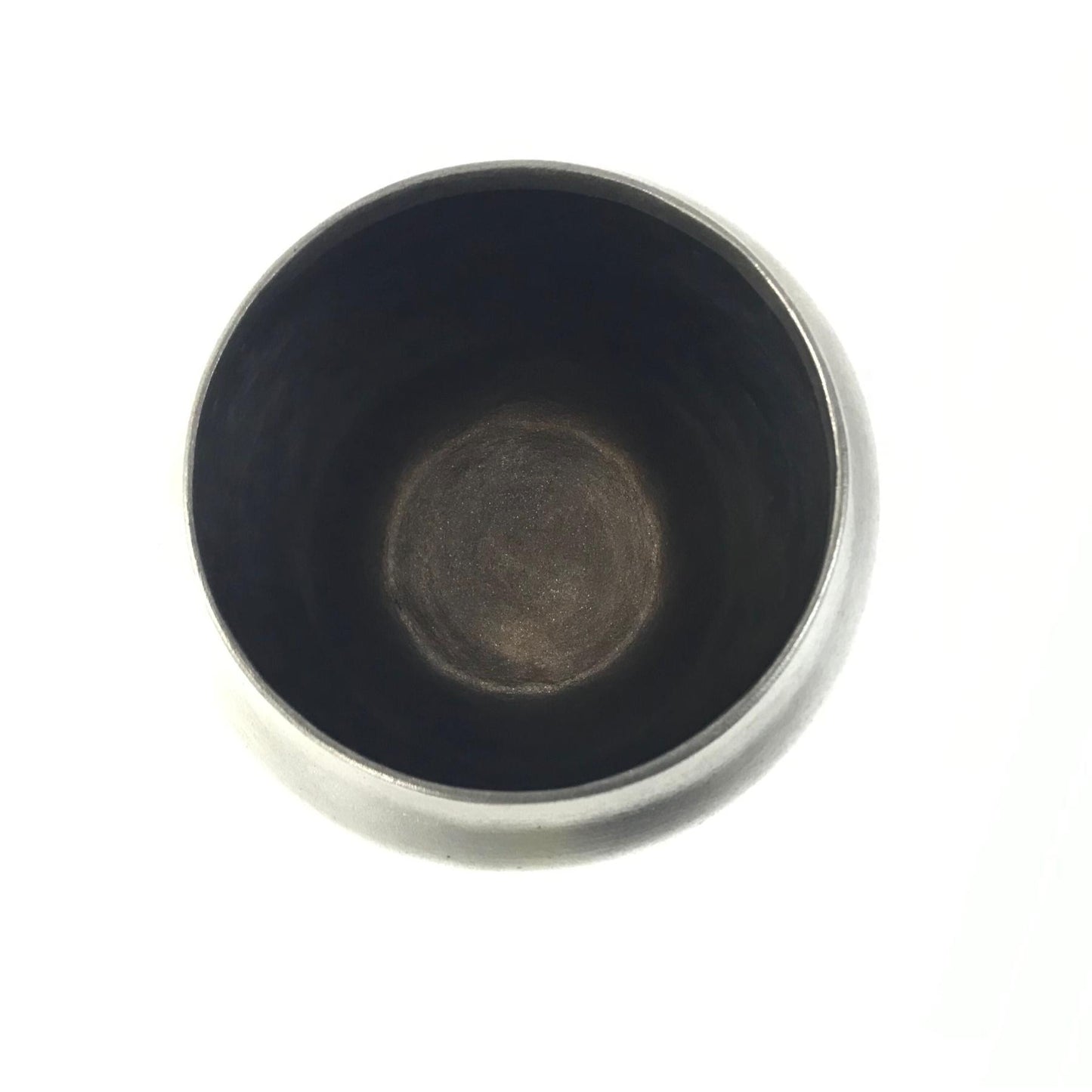 Clarenence Cruz Black Micaceous Bean Pot-Indian Pueblo Store