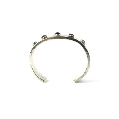 Anthony Baca Jr Multi Gemstone Cuff Bracelet-Indian Pueblo Store