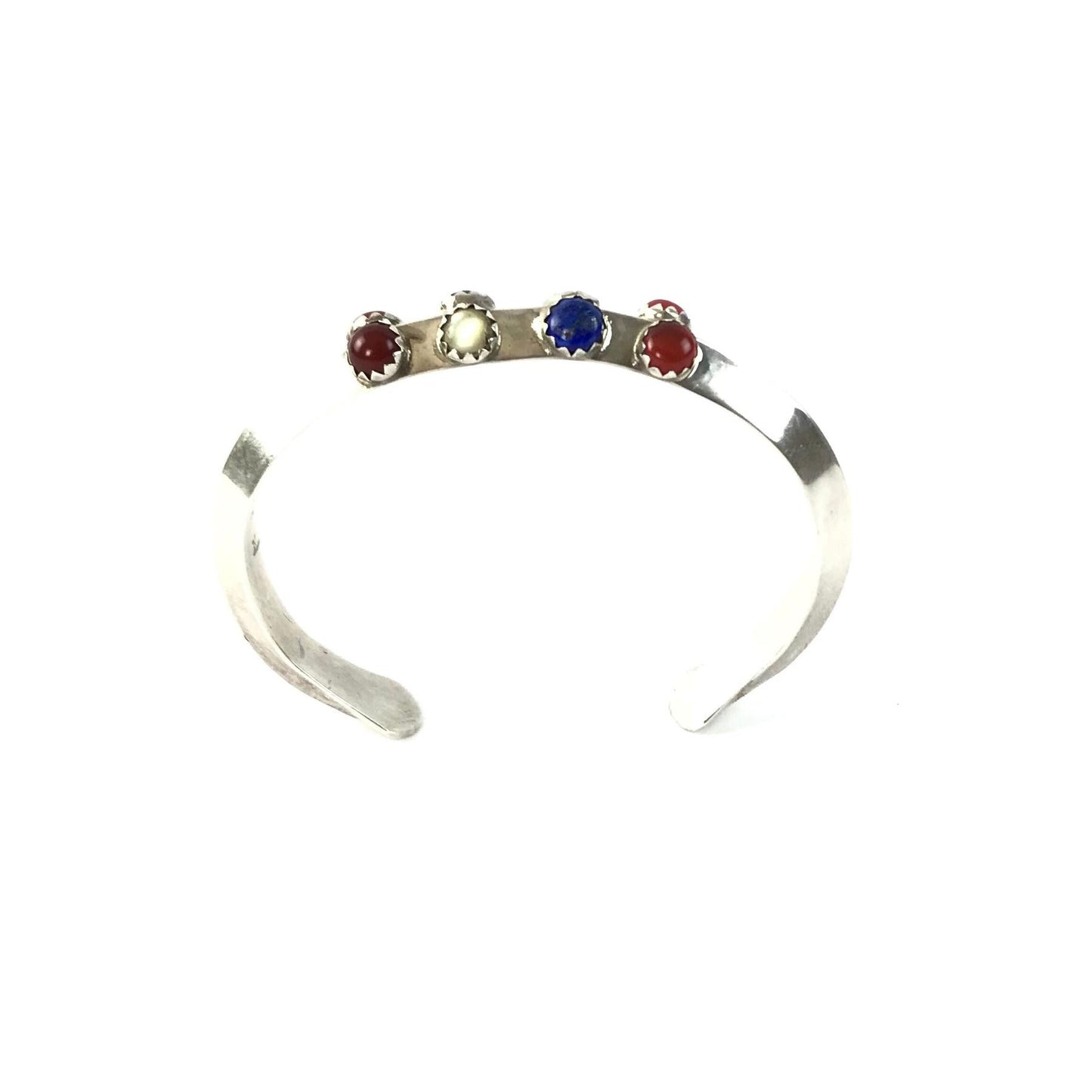 Anthony Baca Jr Multi Gemstone Cuff Bracelet-Indian Pueblo Store
