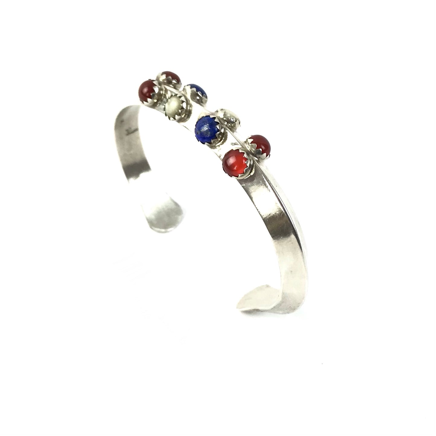 Anthony Baca Jr Multi Gemstone Cuff Bracelet-Indian Pueblo Store