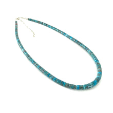Load image into Gallery viewer, Kevin Ray Garcia Kingman Turquoise Heishi Necklace-Indian Pueblo Store
