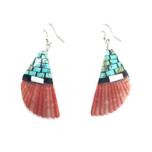 Joe and Angie Reano Mosaic Earrings (Copy)-Indian Pueblo Store