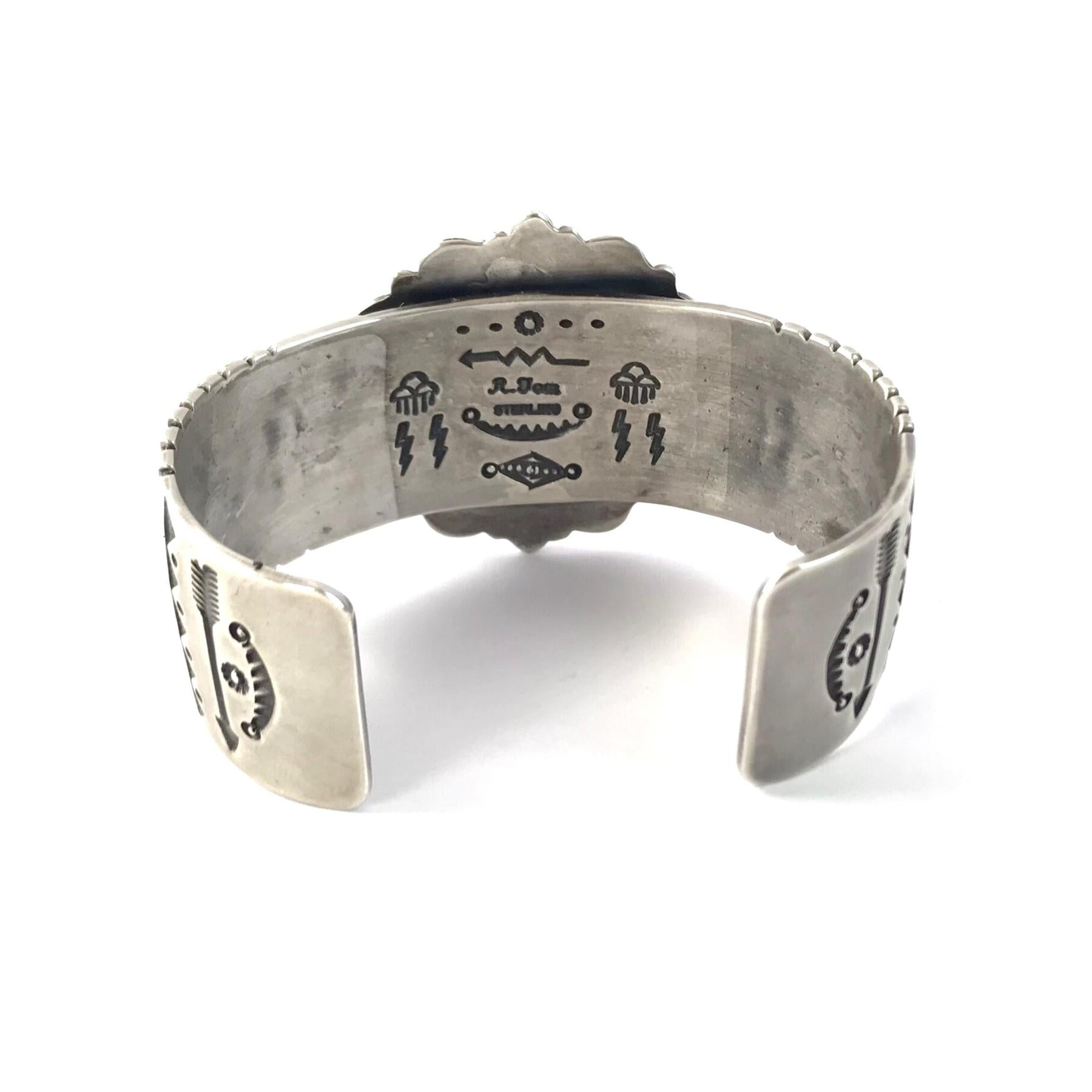 SS Lapis Satin Finish Bracelet-Indian Pueblo Store