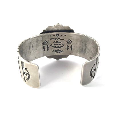 SS Lapis Satin Finish Bracelet-Indian Pueblo Store