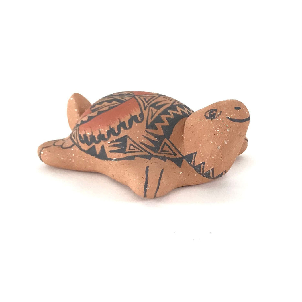 Terry Tapia Micaceous Turtle Figurine-Indian Pueblo Store
