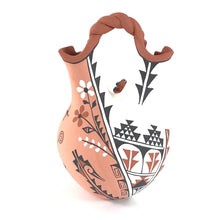 Load image into Gallery viewer, Carol Lucero Gachupin Kiva Step Wedding Vase-Indian Pueblo Store
