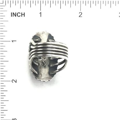 Herbert Ration Coral Cluster Ring-Indian Pueblo Store