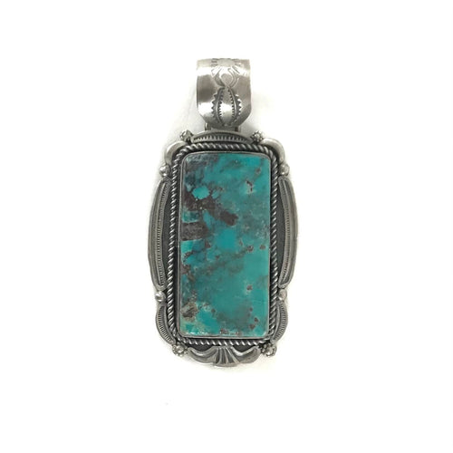 Ronald Tom Turquoise Pendant-Indian Pueblo Store