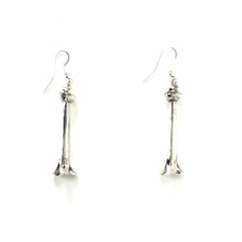 Load image into Gallery viewer, Lenora Garcia Sterling Silver Squash Blossom Earrings-Indian Pueblo Store

