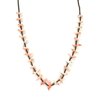 Load image into Gallery viewer, Rosita Kaamasee Pink Coral Animal Fetish Necklace-Indian Pueblo Store

