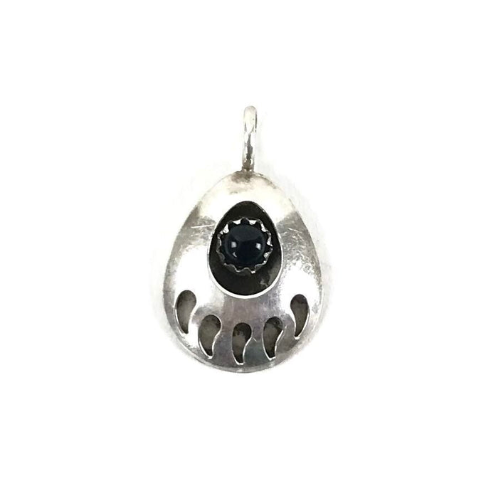 Onyx Bear Claw Pendan-Indian Pueblo Store