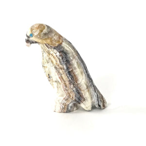 Cody Nastacio Onyx Falcon Fetish Carving-Indian Pueblo Store