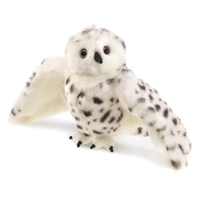 Folkmanis Snowy Owl Hand Puppet-Indian Pueblo Store