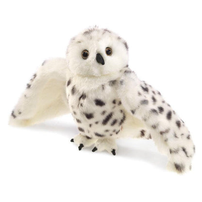 Folkmanis Snowy Owl Hand Puppet-Indian Pueblo Store