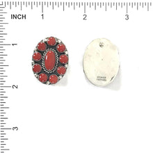 Load image into Gallery viewer, Coral Petite Cluster Post Earring-Indian Pueblo Store
