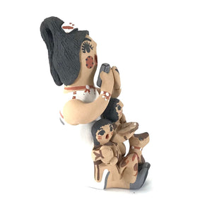 Bonnie Fragua Johnson Storyteller with Three Children and Dog-Indian Pueblo Store