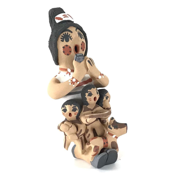 Bonnie Fragua Johnson Storyteller with Three Children and Dog-Indian Pueblo Store