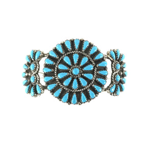 George Gasper Turquoise Petit Point Cluster Bracelet-Indian Pueblo Store