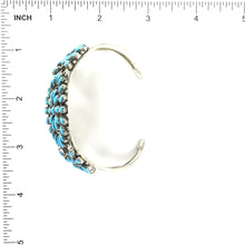 Load image into Gallery viewer, George Gasper Turquoise Petit Point Cluster Bracelet-Indian Pueblo Store
