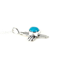 Load image into Gallery viewer, Raymond Coriz Zia Sun Symbol Pendant-Indian Pueblo Store
