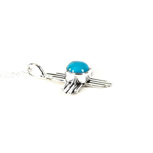 Raymond Coriz Zia Sun Symbol Pendant-Indian Pueblo Store