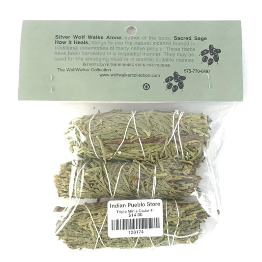 Triple Mini Cedar Bundle Pack-Indian Pueblo Store
