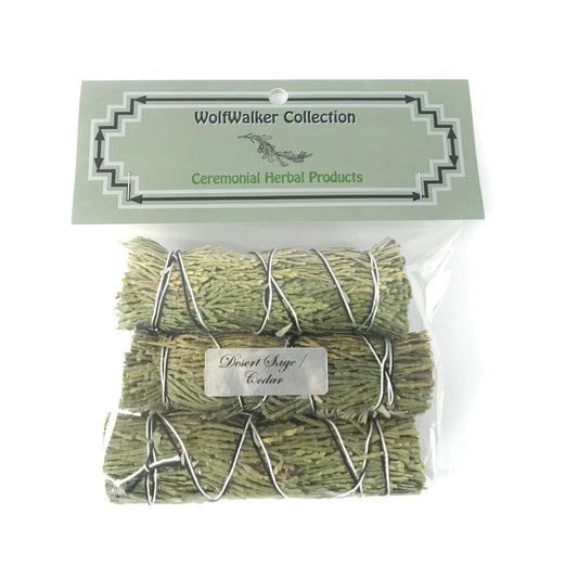 Triple Mini Desert Sage and Cedar Bundle Pack-Indian Pueblo Store