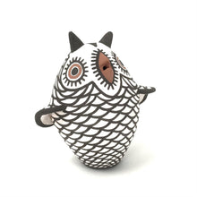 Load image into Gallery viewer, Carlos Laate White Owl Figurine-Indian Pueblo Store
