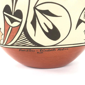 Elizabeth and Marcellus Medina Bird Pot-Indian Pueblo Store
