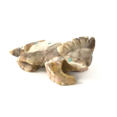 Lyndon Paynetsa Picture Jasper Horned Toad Fetish Carving-Indian Pueblo Store