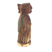 Load image into Gallery viewer, Harry and Isabella Benally &quot;Dine Lady&quot; Juniper Wood Carving-Indian Pueblo Store

