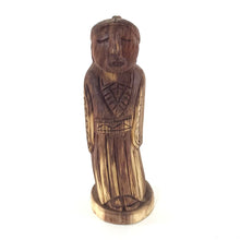 Load image into Gallery viewer, Harry and Isabella Benally &quot;Dine Lady&quot; Juniper Wood Carving-Indian Pueblo Store
