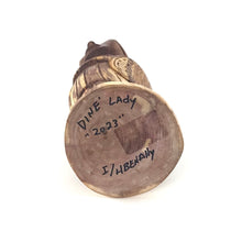 Load image into Gallery viewer, Harry and Isabella Benally &quot;Dine Lady&quot; Juniper Wood Carving-Indian Pueblo Store
