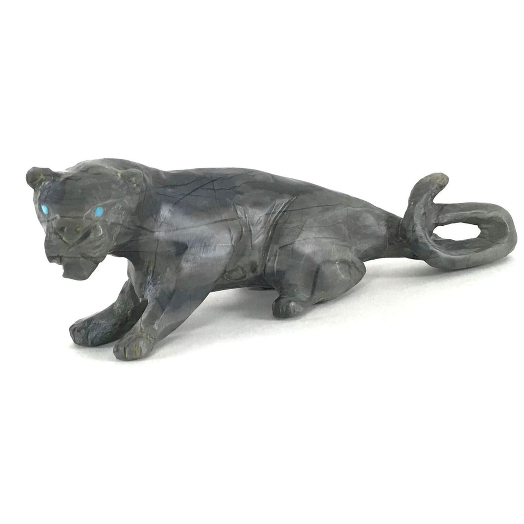 Picaso Marble Mountain Lion Fetish Carving-Indian Pueblo Store
