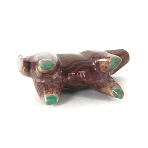 Enrike Leekya Onyx Horse Fetish Carving-Indian Pueblo Store