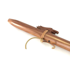 Jerry Nez Jr Cedar Eagle Flute-Indian Pueblo Store