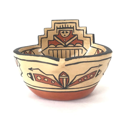 Ricardo Ortiz Kiva Step Bowl-Indian Pueblo Store