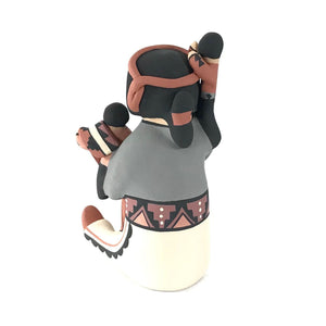 Linda Fragua Jemez Male Storyteller with Three Children-Indian Pueblo Store