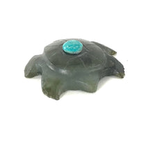 Load image into Gallery viewer, Kevin Quam Labradorite Turtle Fetish Carving-Indian Pueblo Store
