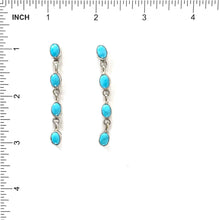 Load image into Gallery viewer, Anthony Skeet Turquoise Drop Dangle Earring-Indian Pueblo Store
