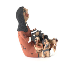 Load image into Gallery viewer, Bonnie Fragua-Johnson Woman Storyteller with 6 Children and Dog-Indian Pueblo Store

