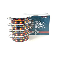 Load image into Gallery viewer, Native American Designed 4 piece Stackable Bowl Set-Indian Pueblo Store
